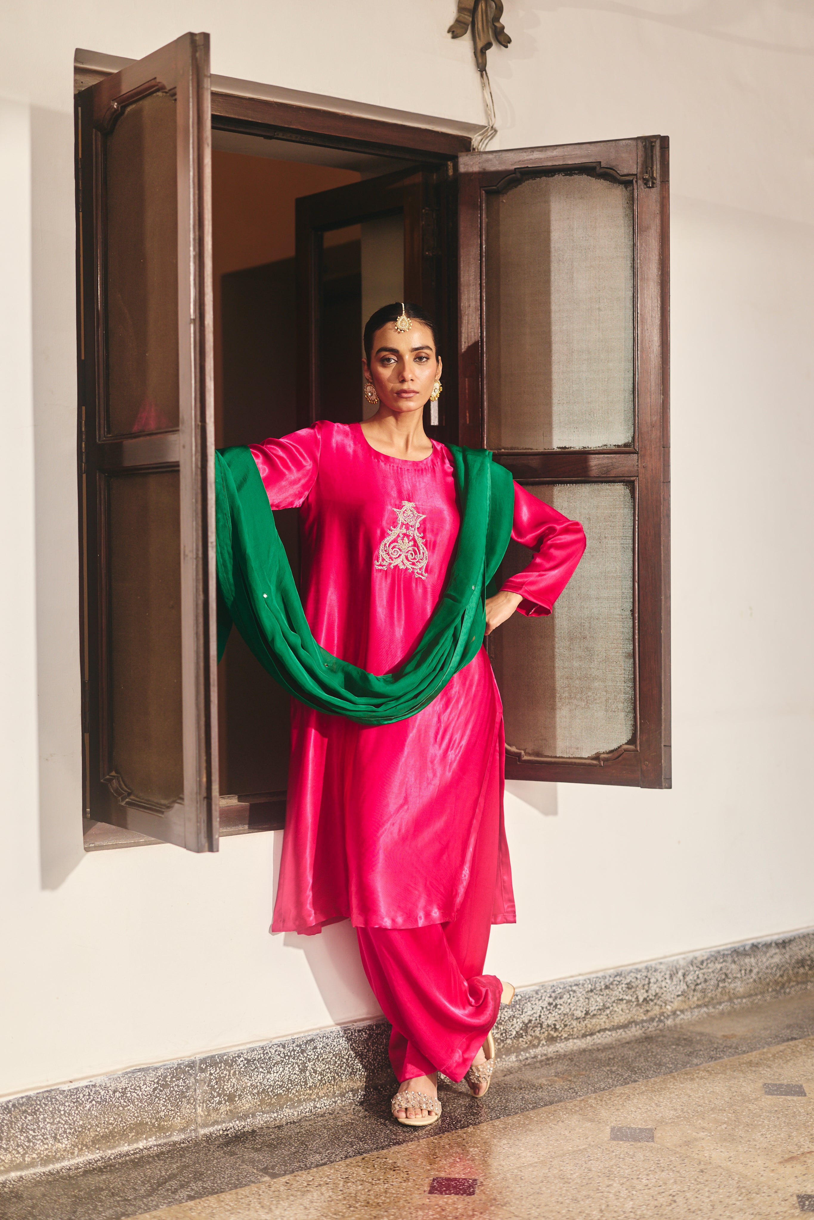 Meher Silk Kurta Set